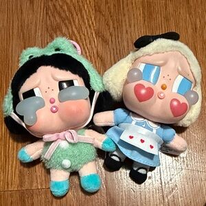 Cry baby crying again Alice and frCharming Plush Doll Pair - Mint Green and Blue